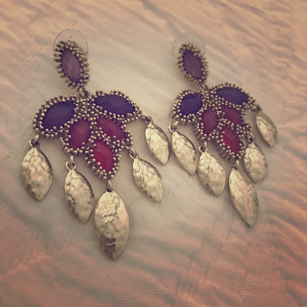 Kendra Scott vintage peacock earrings